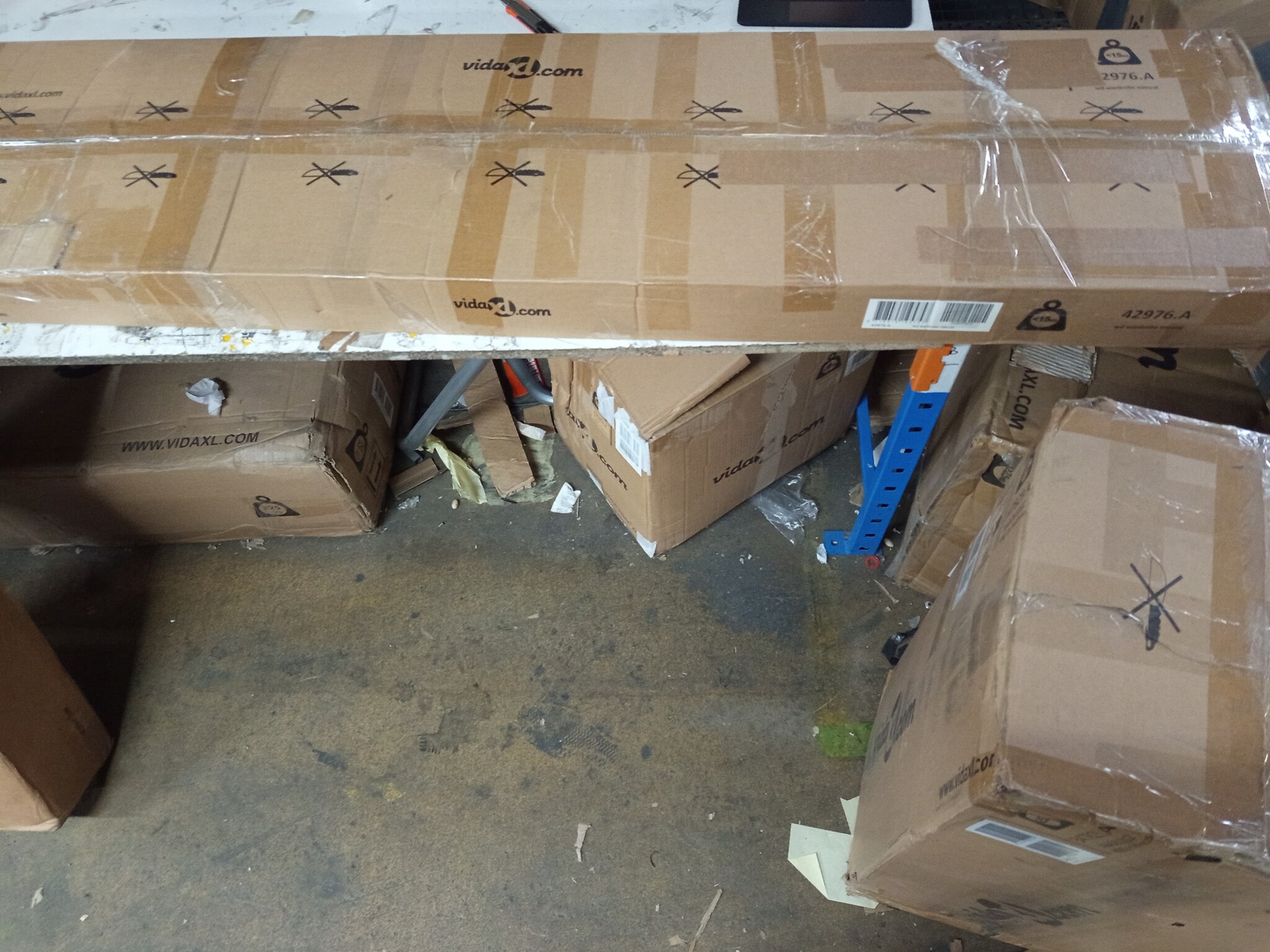 VidaXL Stoffen Kledingkast Grenen - 110cm - 55% Korting!