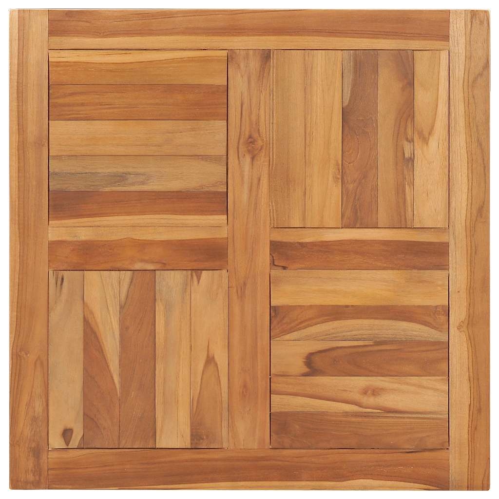 VidaXL Teak Tafelblad 70x70cm - 40% Korting! Zo Goed Als Nieuw