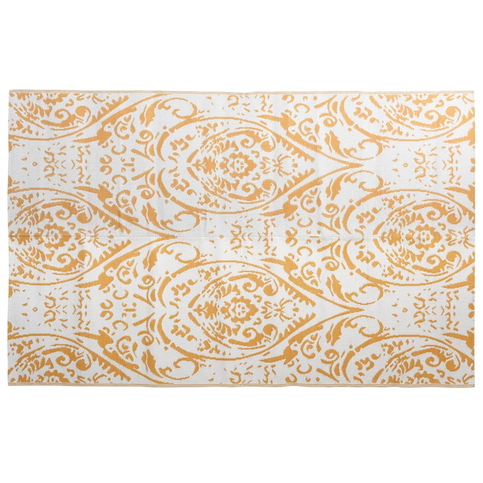 vidaXL Buitenkleed ARAKIL 190x290 Oranje/Wit - 40% Korting!