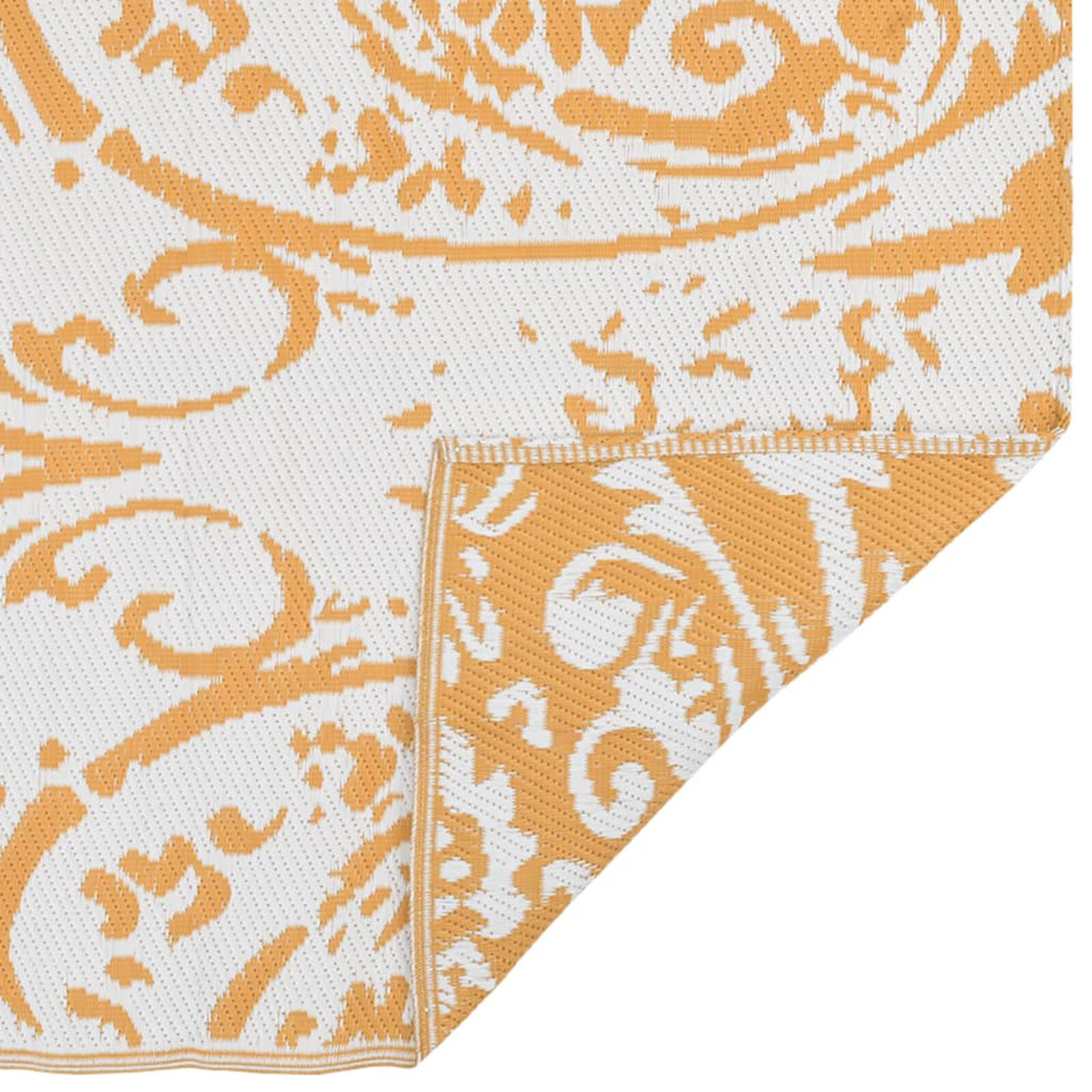 vidaXL Buitenkleed ARAKIL 190x290 Oranje/Wit - 40% Korting!