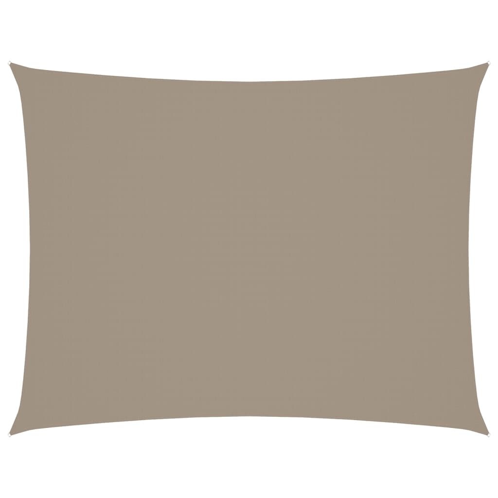 Zonnescherm Rechthoek Taupe 5x6m - 40% Korting!