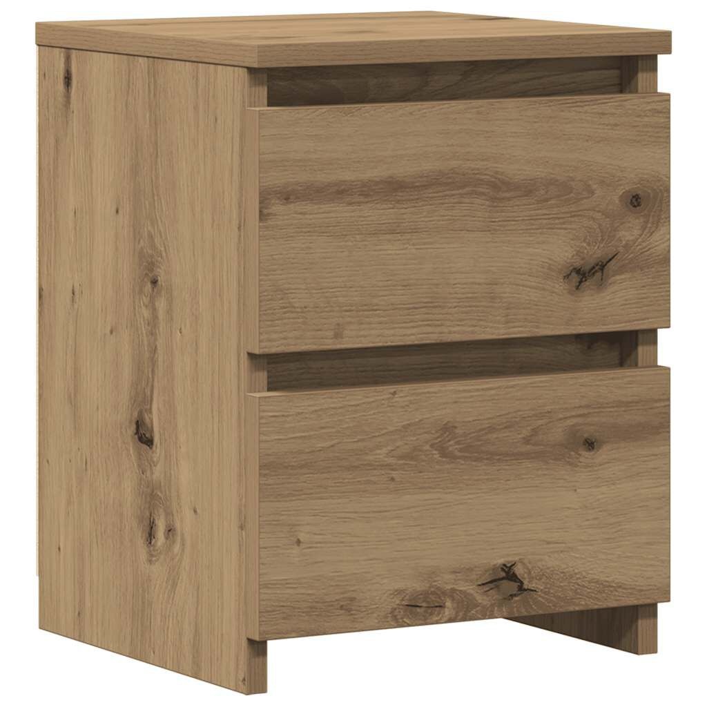 vidaXL Nachtkastje Eiken 30x30x40cm - 55% Korting! Krasjes