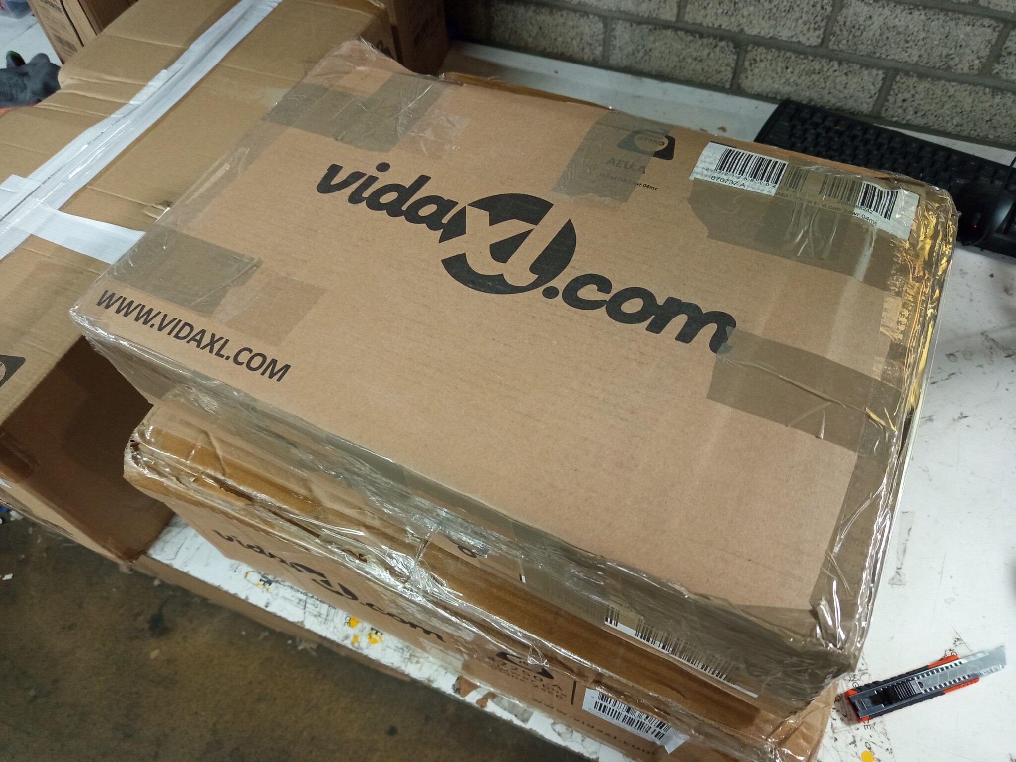 vidaXL Nachtkastje Eiken 30x30x40cm - 55% Korting! Krasjes