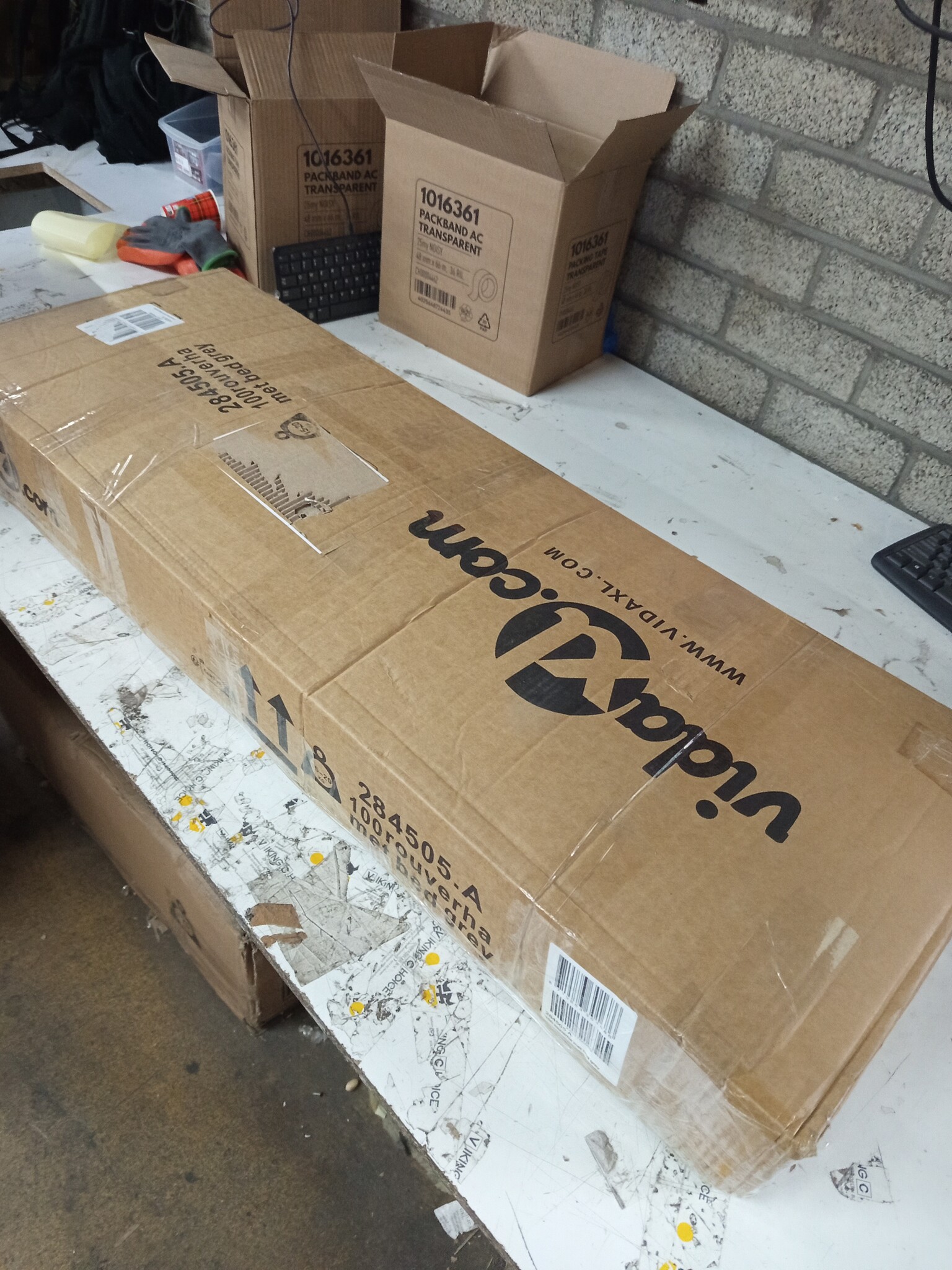 vidaXL Bedframe Metaal Grijs 100x200 - 55% Korting!