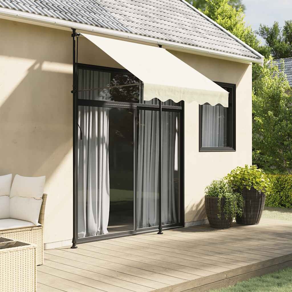 VidaXL Uittrekbare Luifel 150x150 Crème - 40% Korting!