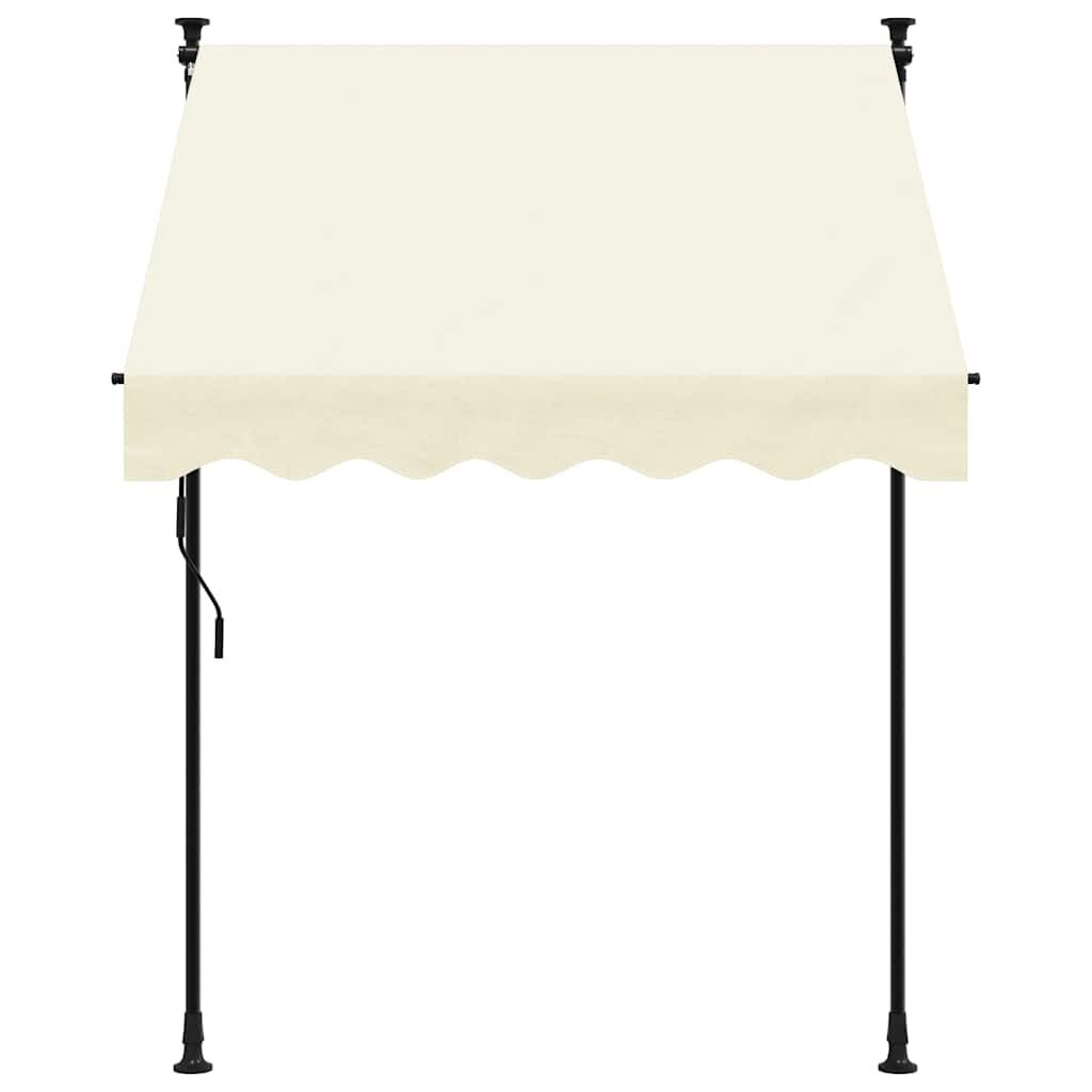 VidaXL Uittrekbare Luifel 150x150 Crème - 40% Korting!