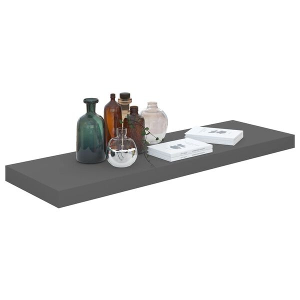 Zwevend Wandschap Grijs 80cm - 40% Korting! (Zo Goed Als Nieuw)