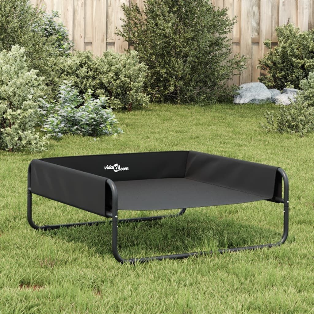 VidaXL Hondenmand Verhoogd Antraciet -35% Korting!