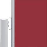 VidaXL Uittrekbaar Windscherm Rood 200x600cm - 68% Korting!