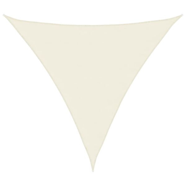Zonnescherm Driehoek Crème 4,5m - 65% Korting!