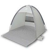 vidaXL Strandtent Grijs - 3 Personen - 65% Korting!