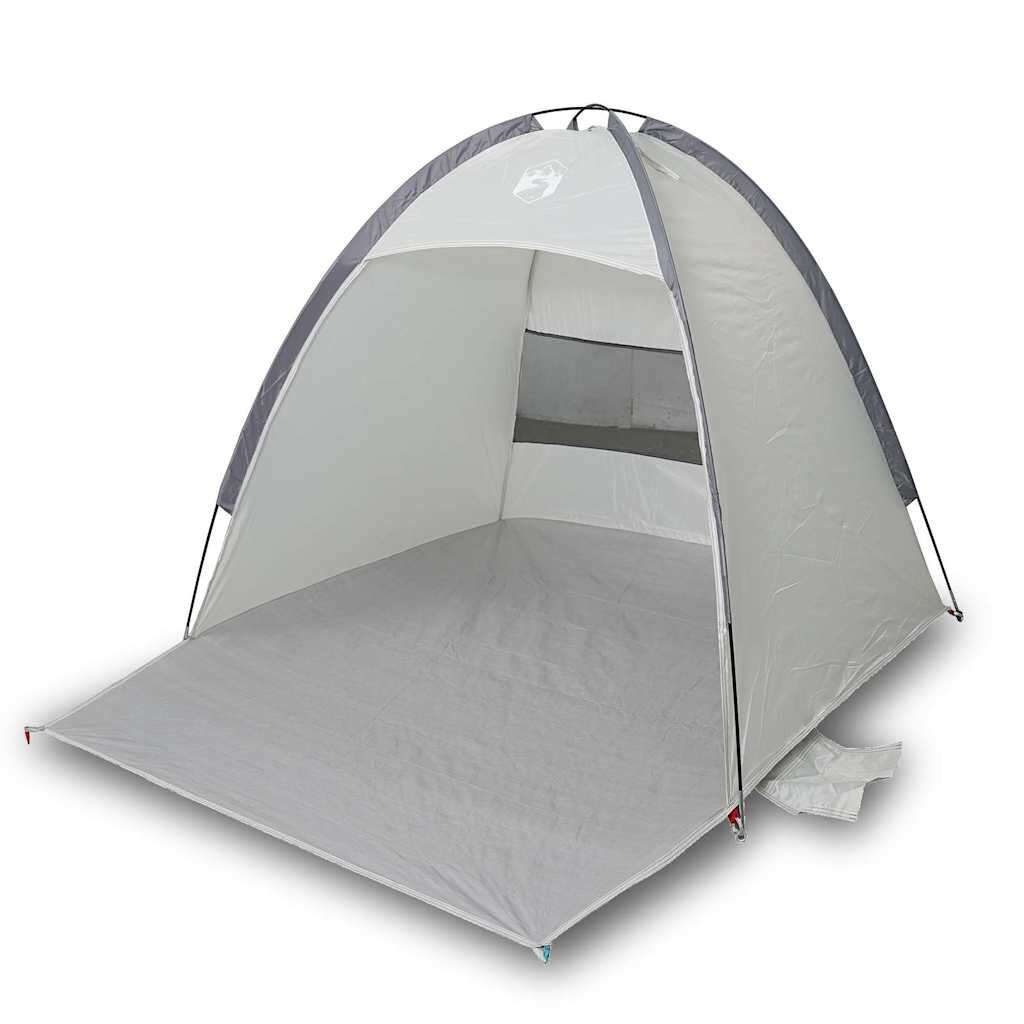 vidaXL Strandtent Grijs - 3 Personen - 65% Korting!