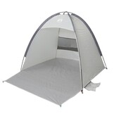 vidaXL Strandtent Grijs - 3 Personen - 65% Korting!
