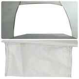 vidaXL Strandtent Grijs - 3 Personen - 65% Korting!