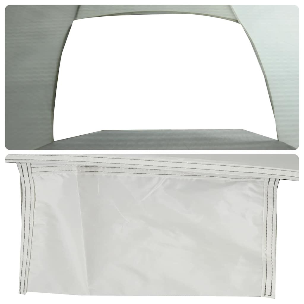 vidaXL Strandtent Grijs - 3 Personen - 65% Korting!