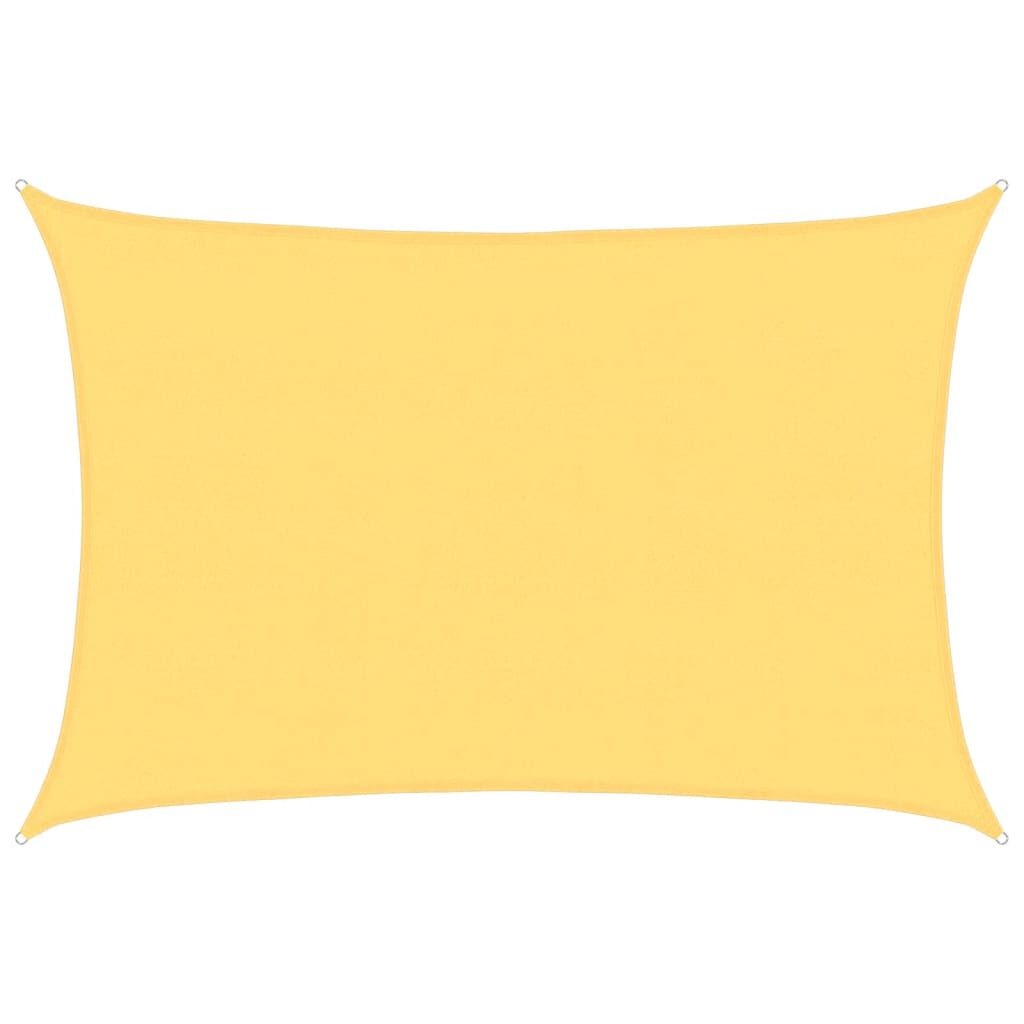 vidaXL Zonnezeil 160 g/m² 5x7 m HDPE beige