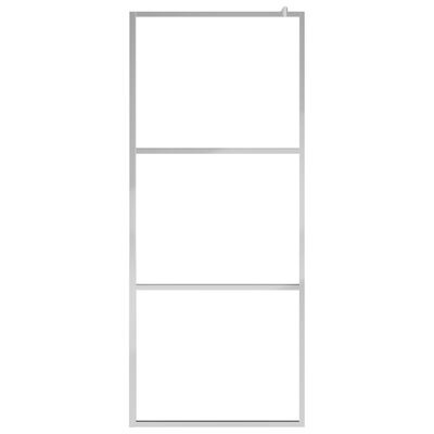 Inloopdouchewand 90x195 Halfmat - 40% Korting!