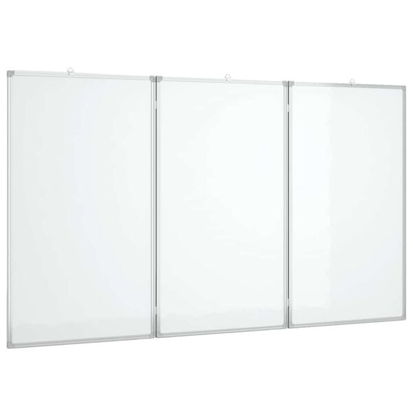 vidaXL Whiteboard magnetisch inklapbaar 180x80x1,7 cm aluminium