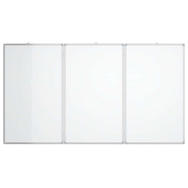 vidaXL Whiteboard magnetisch inklapbaar 180x80x1,7 cm aluminium