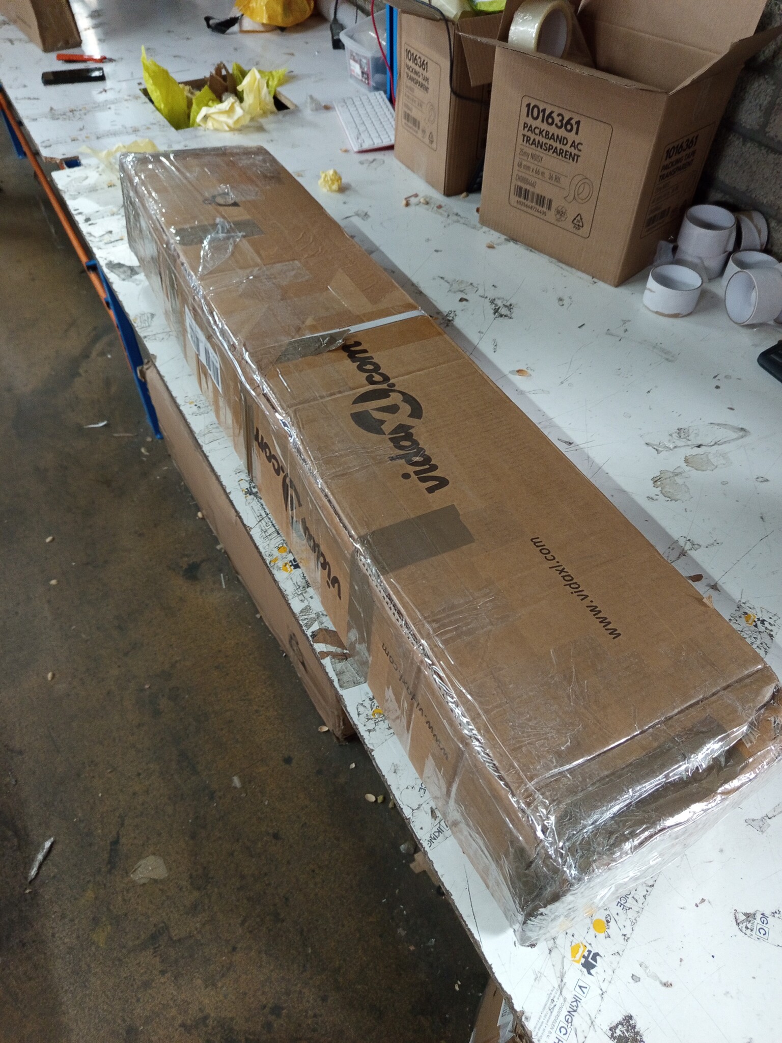 vidaXL Windscherm uittrekbaar 180x1000 cm bruin
