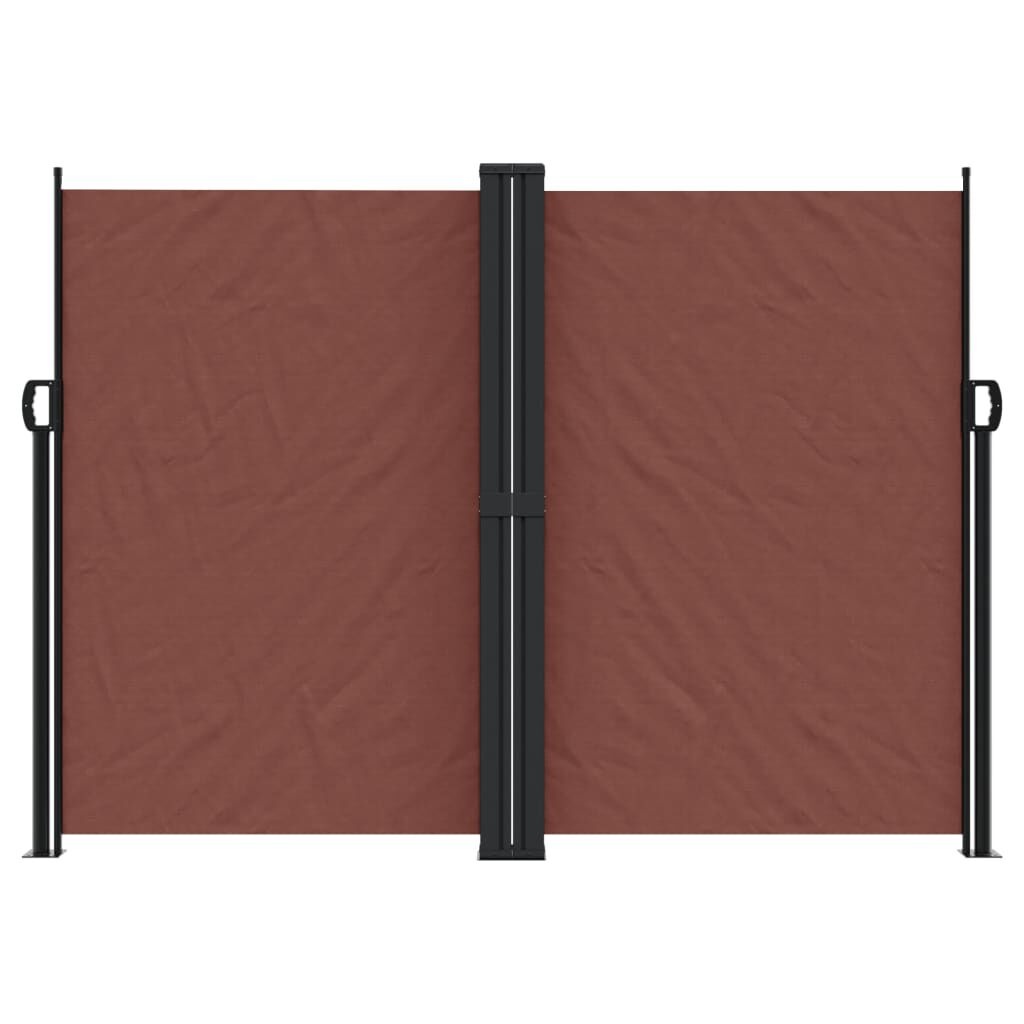 vidaXL Windscherm uittrekbaar 180x1000 cm bruin