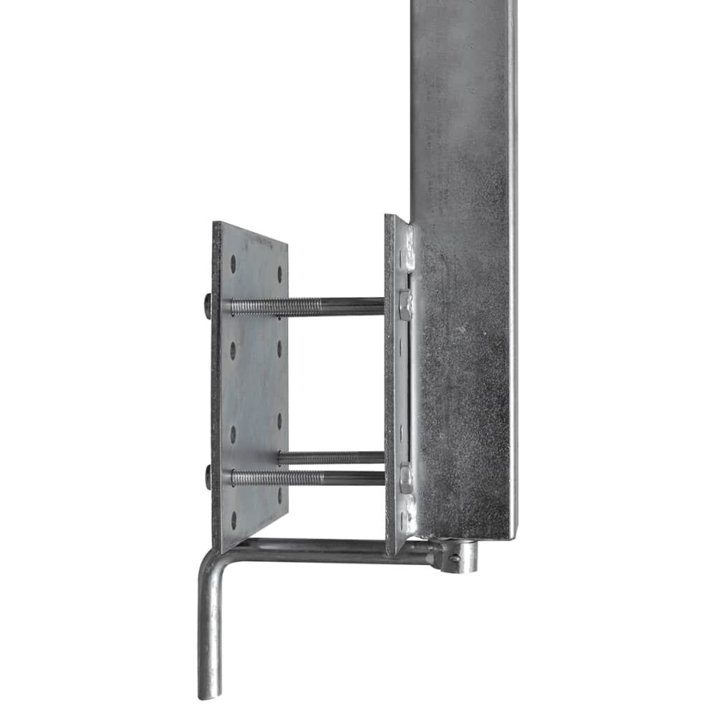 vidaXL 2-delige Rollerboegsteunenset voor boottrailer 59-84 cm