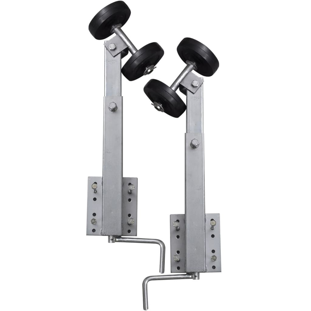 vidaXL 2-delige Rollerboegsteunenset voor boottrailer 59-84 cm