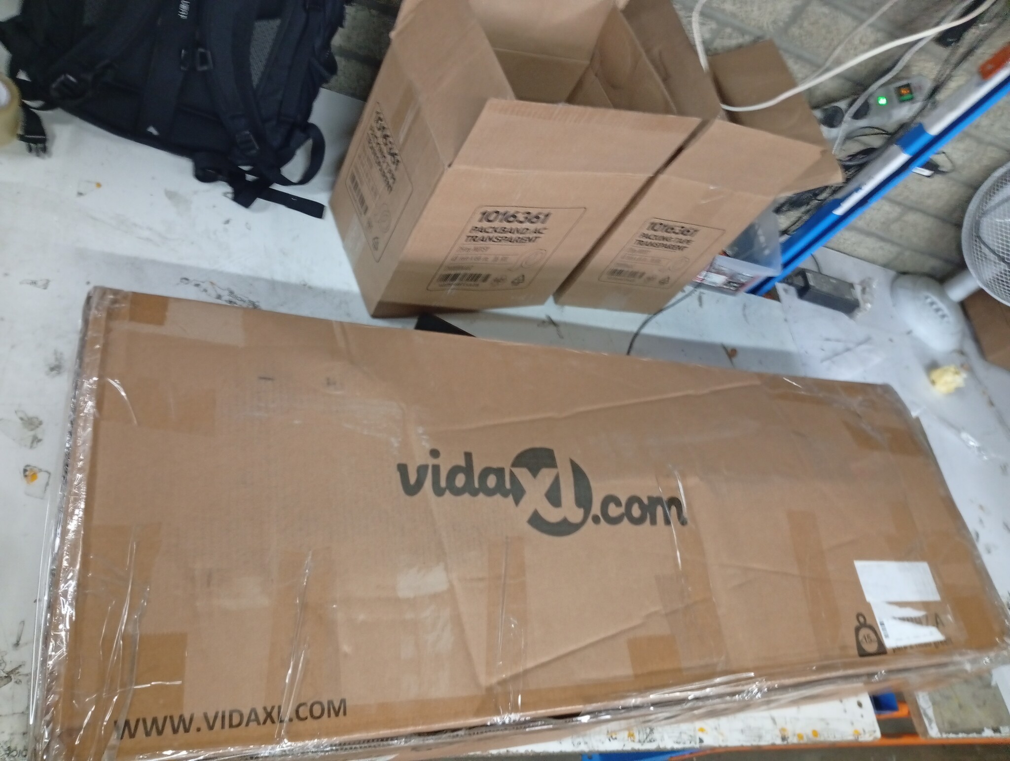 vidaXL Parasol met aluminium paal 460x270 cm groen
