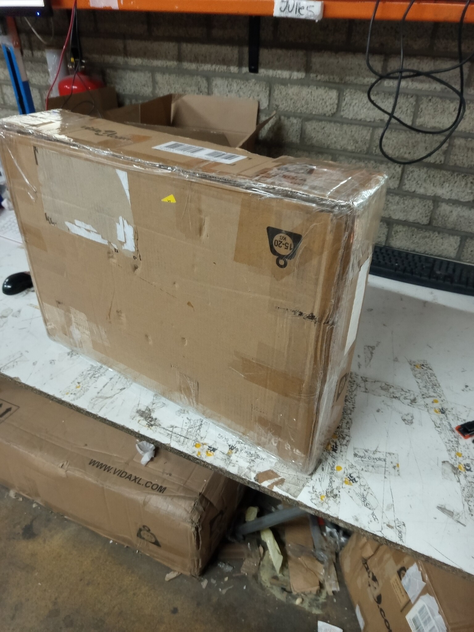 vidaXL Ladeblok Eiken, 5 Lades, Wielen - 55% Korting!