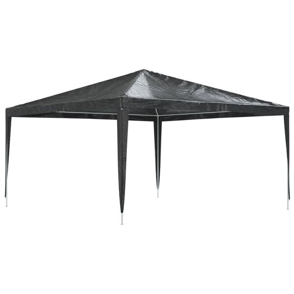vidaXL Partytent professioneel 90 g/m² 4x4 m antraciet