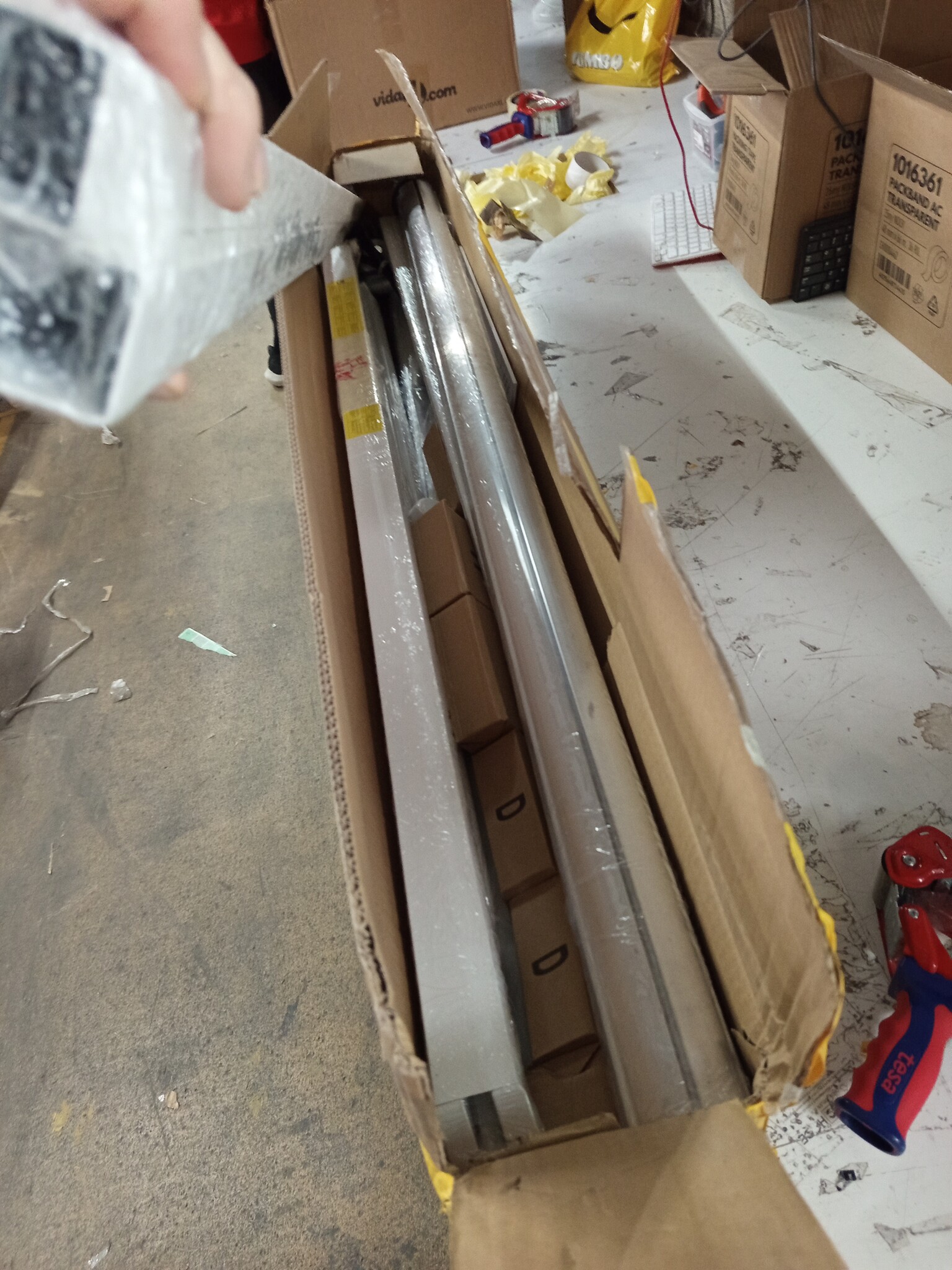 Markies Handmatig Wit 3 x 2,5 m Metaal