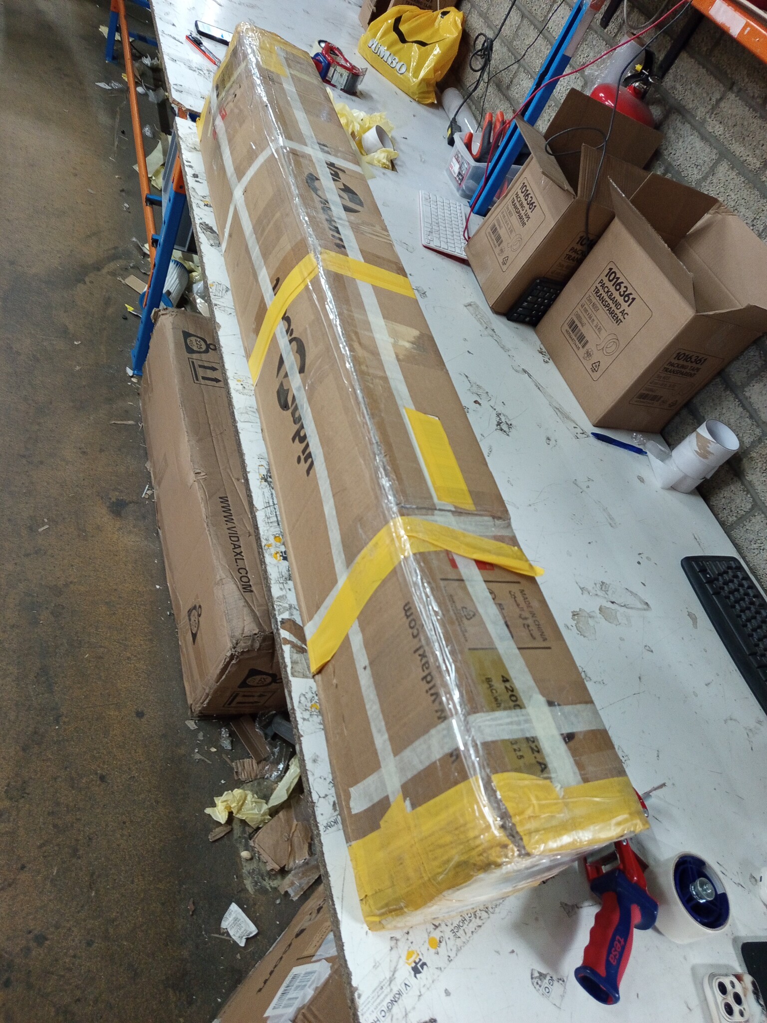 Markies Handmatig Wit 3 x 2,5 m Metaal