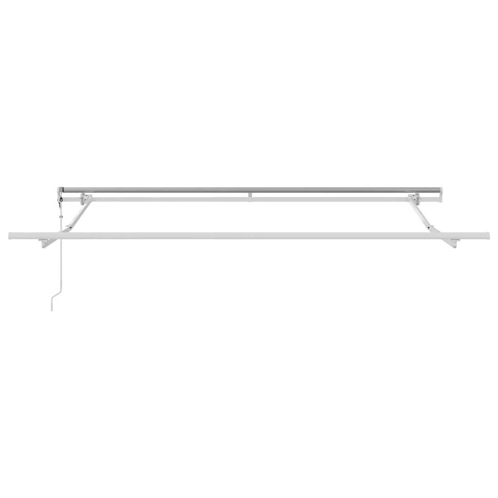 Markies Handmatig Wit 3 x 2,5 m Metaal