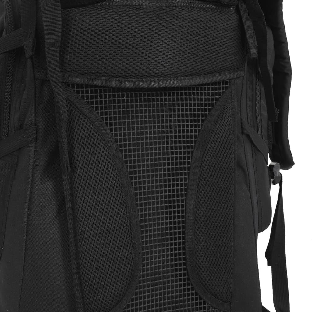 VidaXL Wandelrugzak 60L Zwart - 35% Korting!