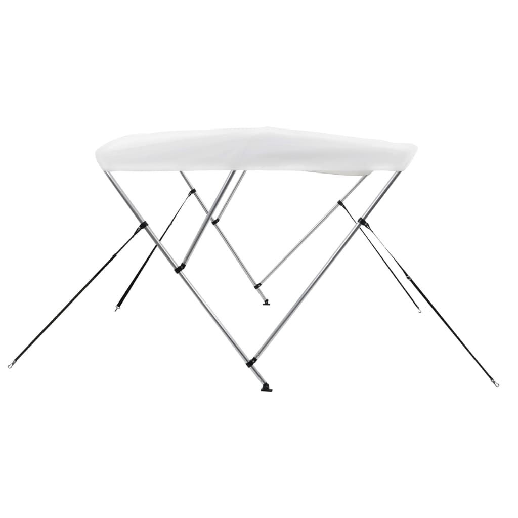 vidaXL Biminitop 3-boogs 183x140x137 cm wit