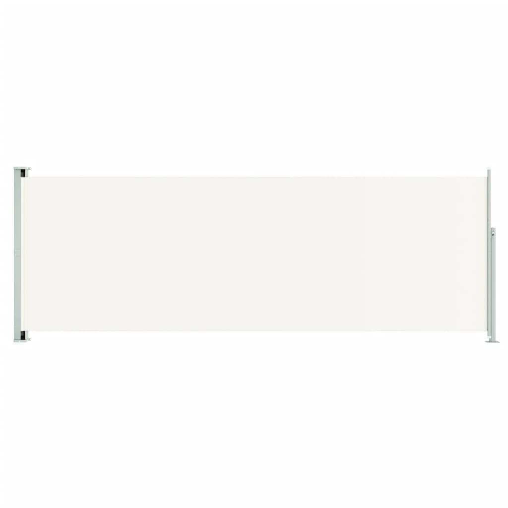 vidaXL Tuinscherm uittrekbaar 220x600 cm crème
