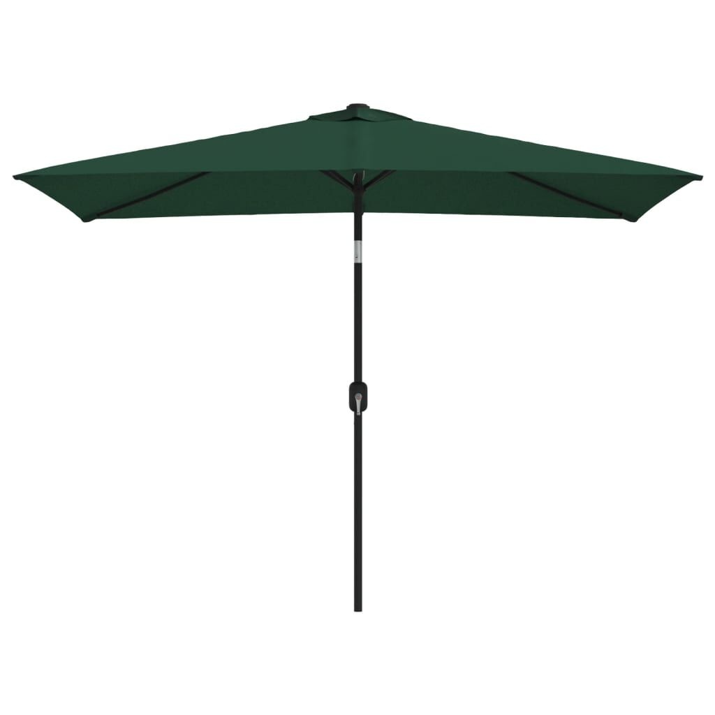 vidaXL Parasol rechthoekig 200x300 cm groen