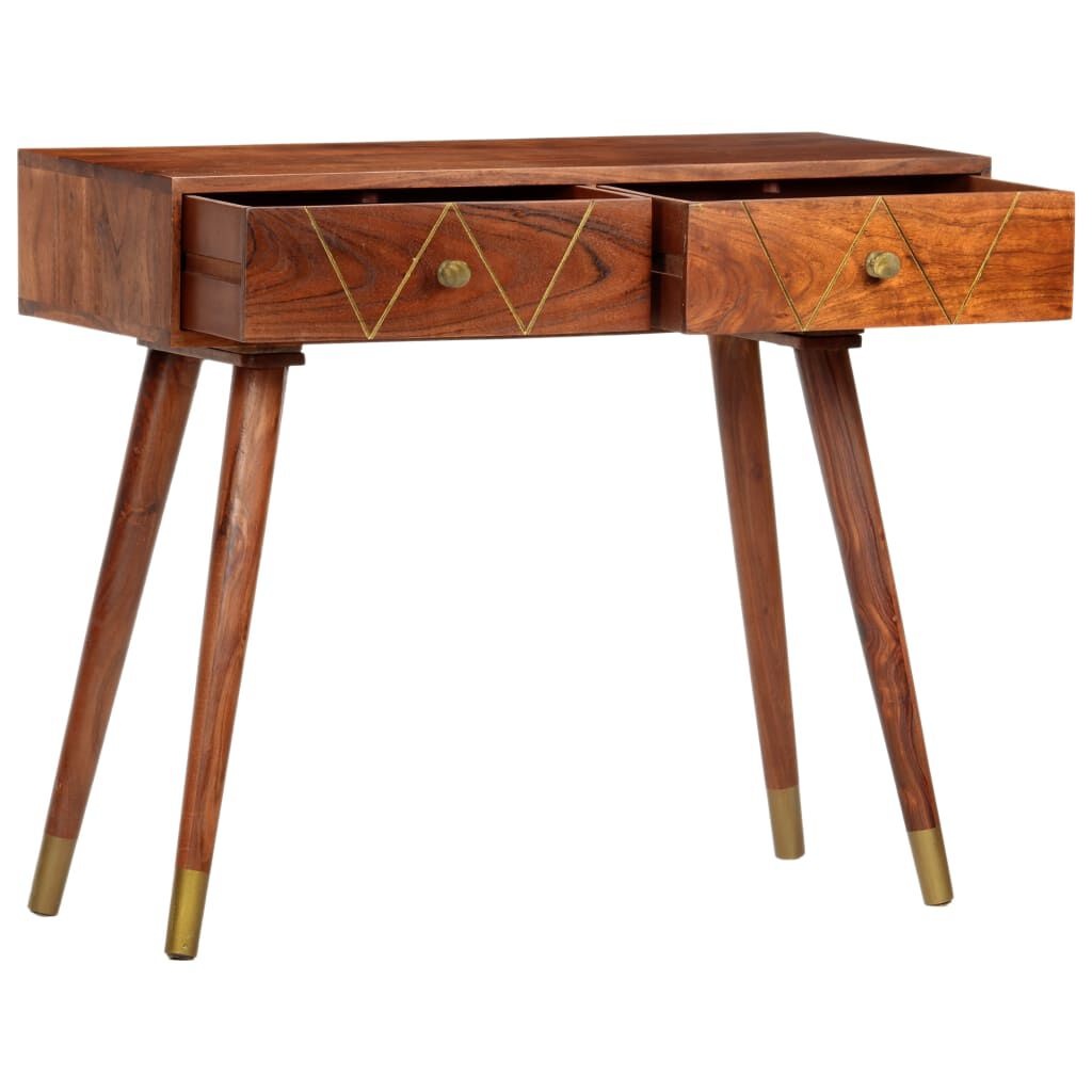 Wandtafel Acaciahout 90cm - 40% Korting! (Retour)