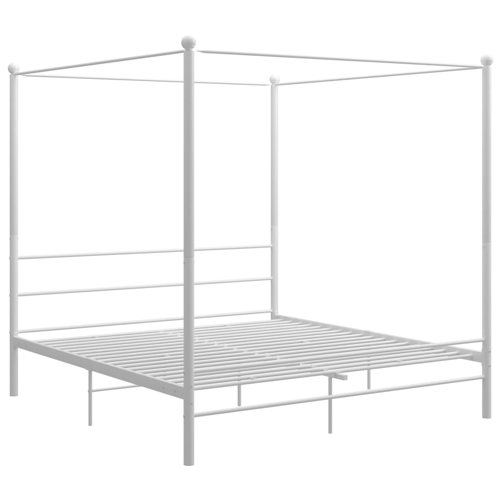 VidaXL Hemelbed 180x200 Wit - 40% Korting! (Retour)