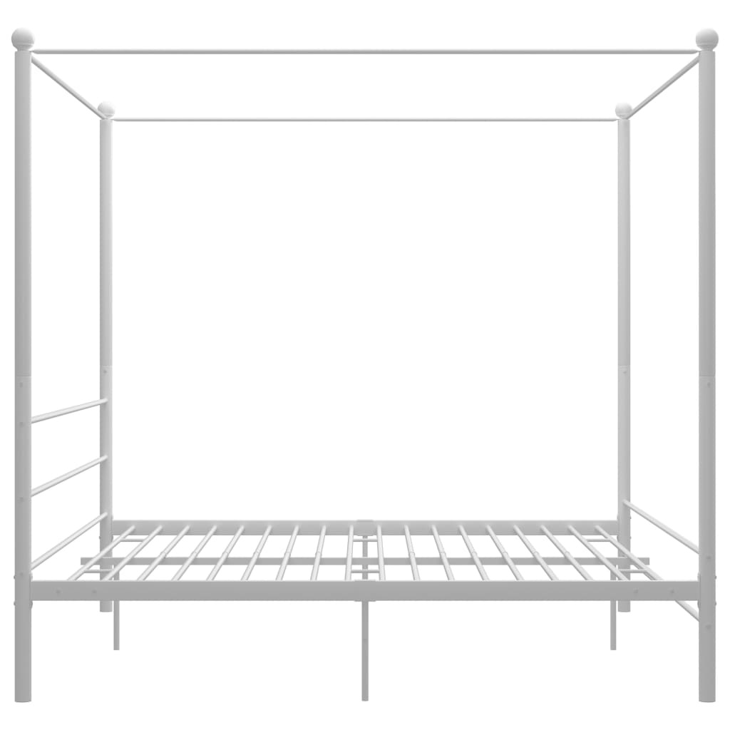VidaXL Hemelbed 180x200 Wit - 40% Korting! (Retour)
