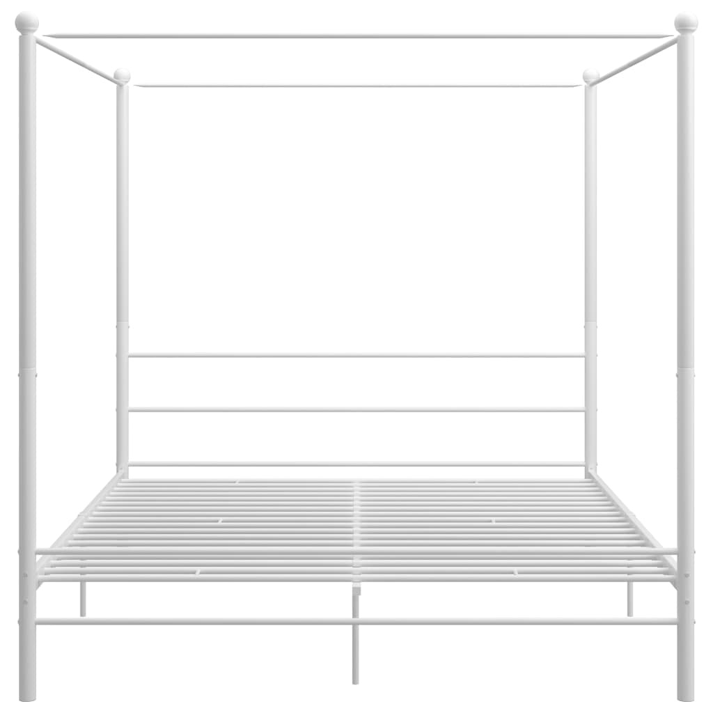 VidaXL Hemelbed 180x200 Wit - 40% Korting! (Retour)