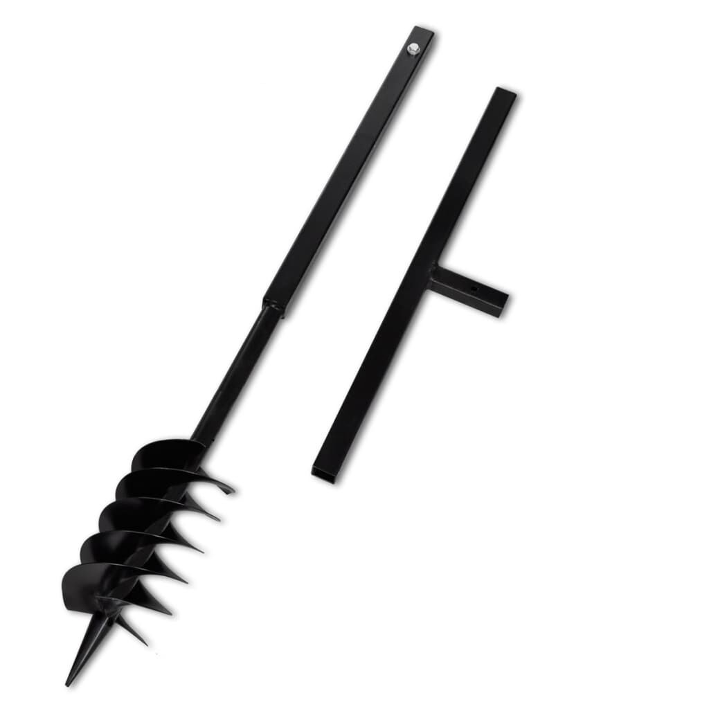 Grondboor 120mm Zwart - Dubbele Schroef! 40% Korting!
