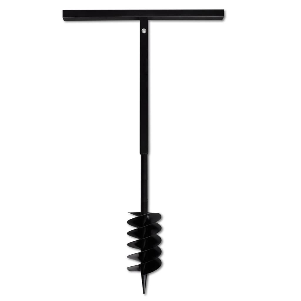 Grondboor 120mm Zwart - Dubbele Schroef! 40% Korting!