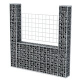 vidaXL Gabion Mand U-Vormig 160x20x150cm - 61% Korting!
