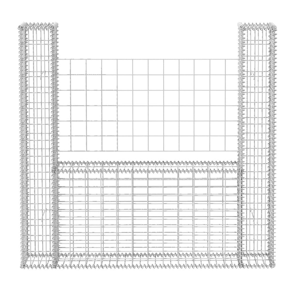 vidaXL Gabion Mand U-Vormig 160x20x150cm - 61% Korting!