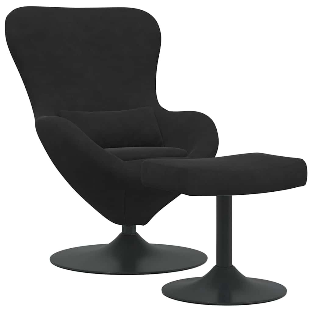 vidaXL Eivormige Stoel Zwart (2 st.) - 40% Korting!
