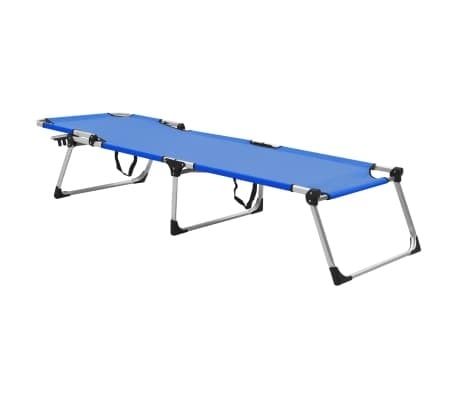 Ligbed Senior Extra Hoog Inklapbaar Blauw - 51% Korting!