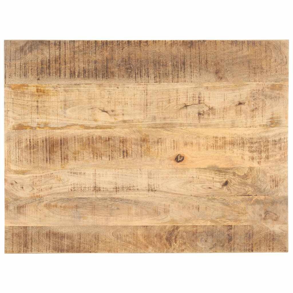Massief Mangohouten Tafelblad 90x70cm - 35% Korting!