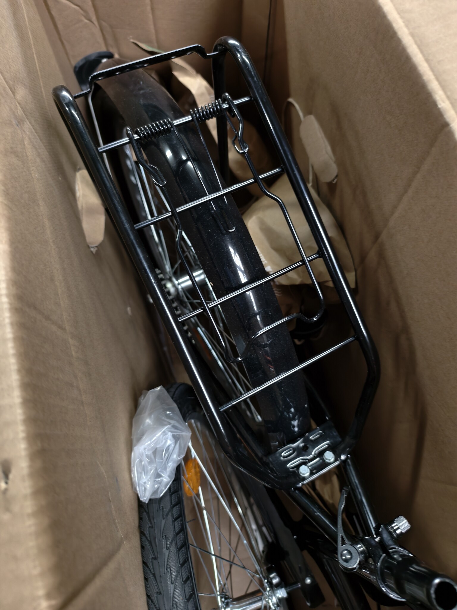 Vouwfiets 24 inch Zwart - 40% Korting! Nagenoeg Nieuw
