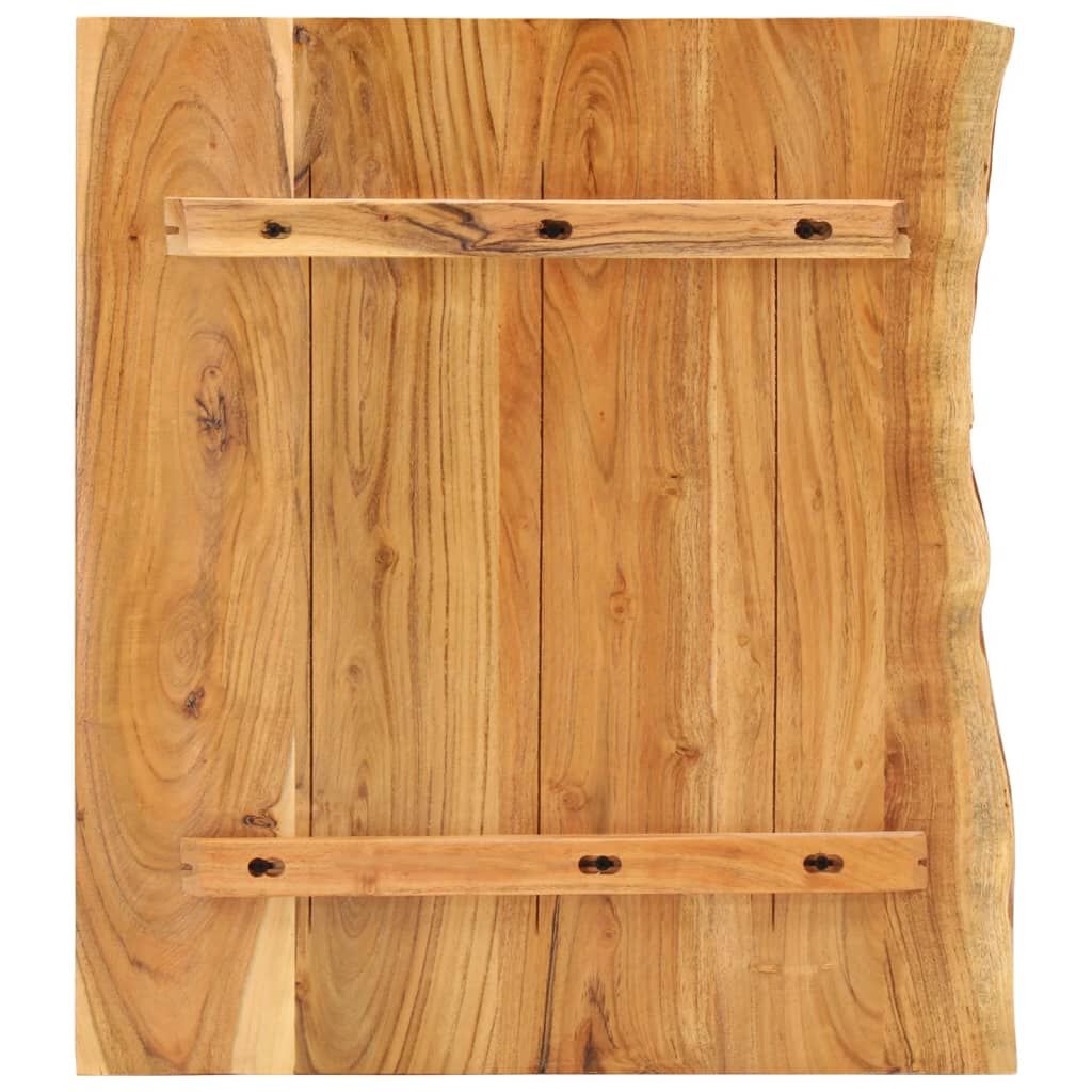 Wastafelblad Acaciahout 80cm - 60% Korting! (Beschadigd)